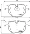 BMW Гальмівні колодки задні X5 E70/F15 JAPANPARTS PP0116AF (фото 2)