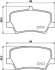 VOLVO колодки гальм. задні XC40 17- JAPANPARTS PP0322AF (фото 2)