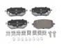 NISSAN Гальмівні колодки задні NAVARA 2.3 15-, MERCEDES-BENZ, RENAULT JAPANPARTS PP0532AF (фото 1)