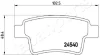CITROEN гальмів.колодки задн.C4 Picasso,Grand Picasso 06,Peugeot 408 10- JAPANPARTS PP0603AF (фото 2)