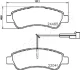 Гальмівні колодки CITROEN T. JUMPER 2,0-3,0 HDI 13- JAPANPARTS PP0609AF (фото 2)