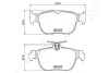 AUDI Кододки гальмівні задн SKODA OCTAVIA IV 20- JAPANPARTS PP0927AF (фото 2)