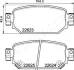 MAZDA Колодки гальмівні задн. 3 13-, CX-3 JAPANPARTS PP321AF (фото 2)