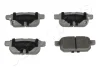 Комплект тормозных колодок JAPANPARTS PP801AF (фото 1)