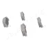 Комплект тормозных колодок JAPANPARTS PP901AF (фото 3)
