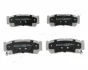 Комплект тормозных колодок JAPANPARTS PPH08AF (фото 1)