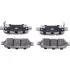 Колодки тормозные задние Nissan Juke (10-), Leaf (10-)/Infiniti EX (08-), G (07- JAPKO 51156 (фото 1)