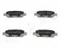 Колодки гальмівні задні диск. Subaru Forester, Impreza, Legacy (99-15) JAPKO 51702 (фото 1)