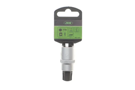 Головка 1/2" зі вставкою T70 JBM 10021
