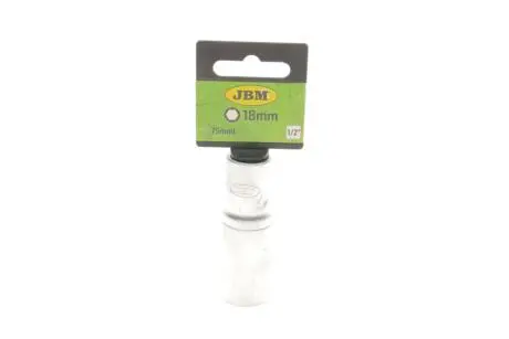 Головка торцева 1/2" 18 мм Long 75 мм JBM 10217