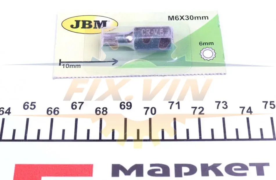 Біта M10 XZN TP6 JBM 10425 (фото 1)