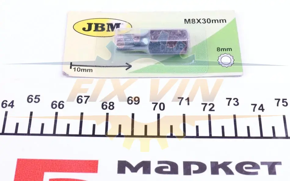 Біта XZN TP (M10x8mm) JBM 10426 (фото 1)