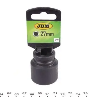 Головка торцева ударна 1/2" 27 мм JBM 11123
