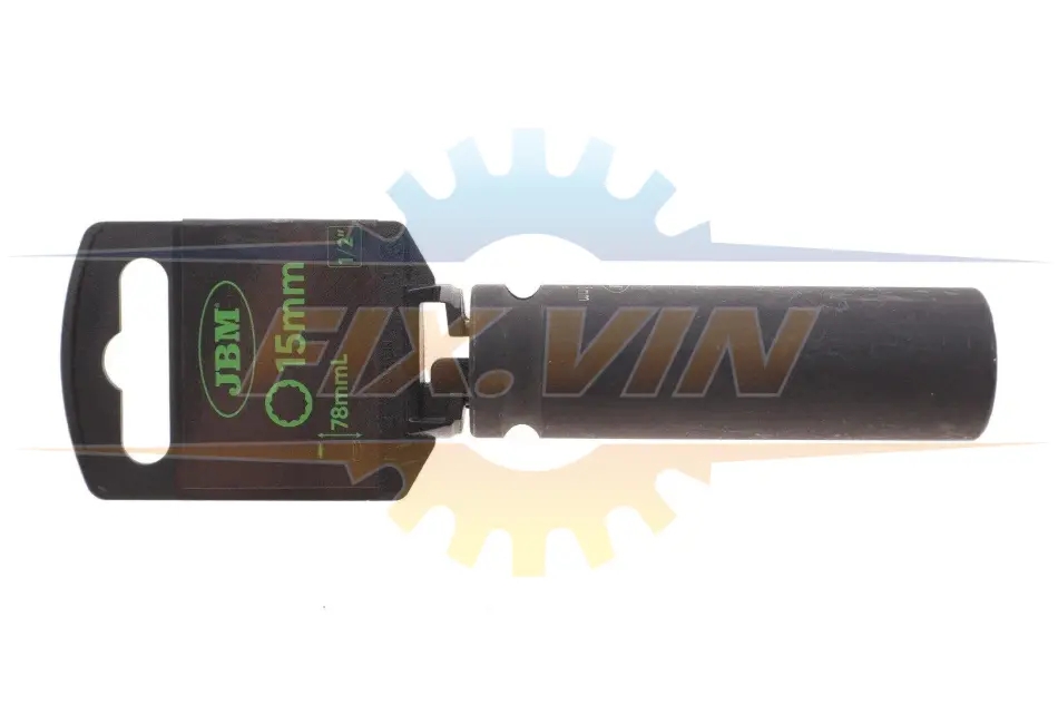 Головка торцева ударна 1/2" 15 мм Long 78 мм JBM 12064 (фото 1)