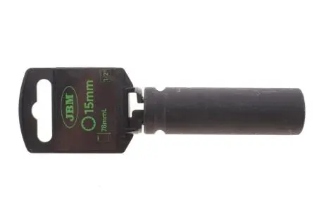 Головка торцева ударна 1/2" 15 мм Long 78 мм JBM 12064