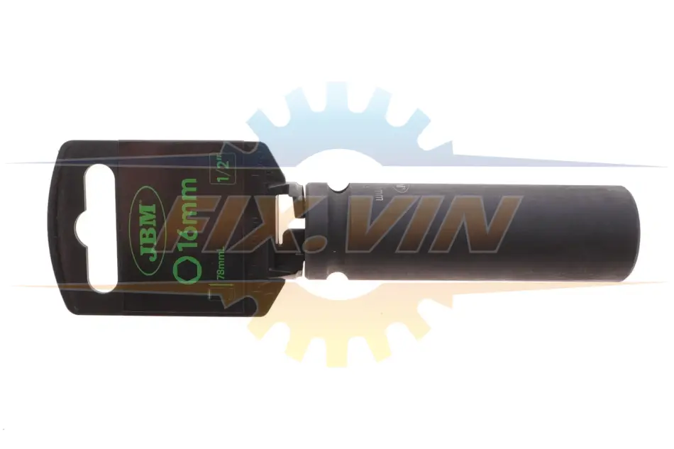 Головка торцева ударна 1/2" 16 мм Long 78 мм JBM 12065 (фото 1)