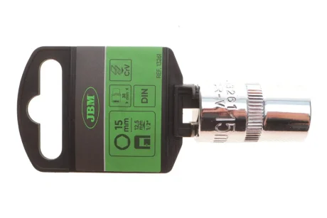 Головка торцева 1/2" 15 мм (хромована) JBM 13261