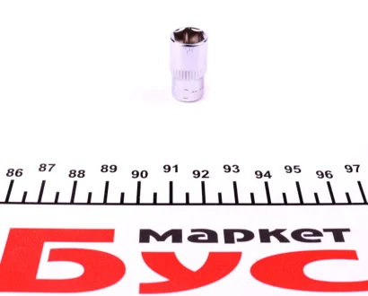 Головка торцева 1/4" 10 мм (хромована) JBM 13358