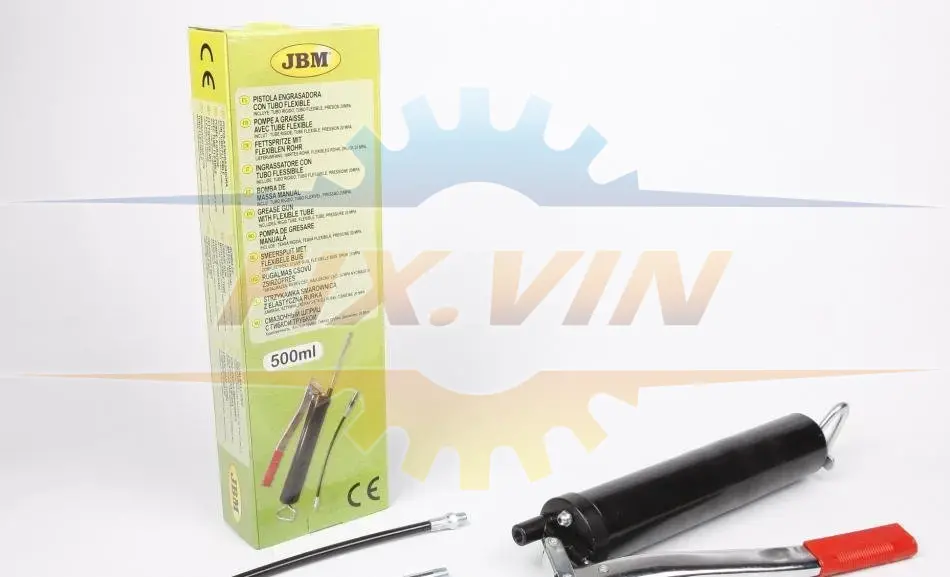 Шприц змазочний з гнучким наконечником (d=14mm/5mm) JBM 50852 (фото 1)