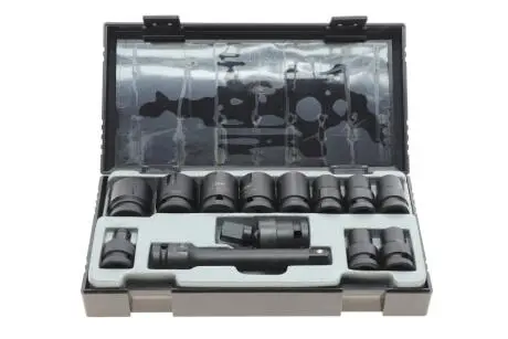 Набір ударних головок 1/2" 10-24 мм 16 од. та адаптери JBM 52341