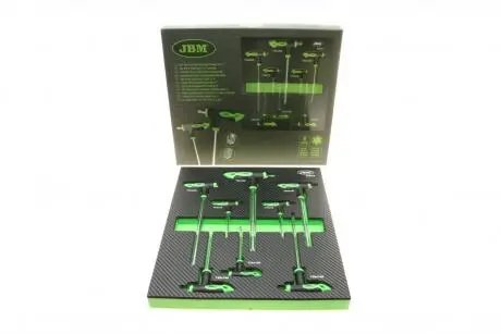 Набір викруток (8шт) (Torx з L-подібною рукояткою) JBM 53979