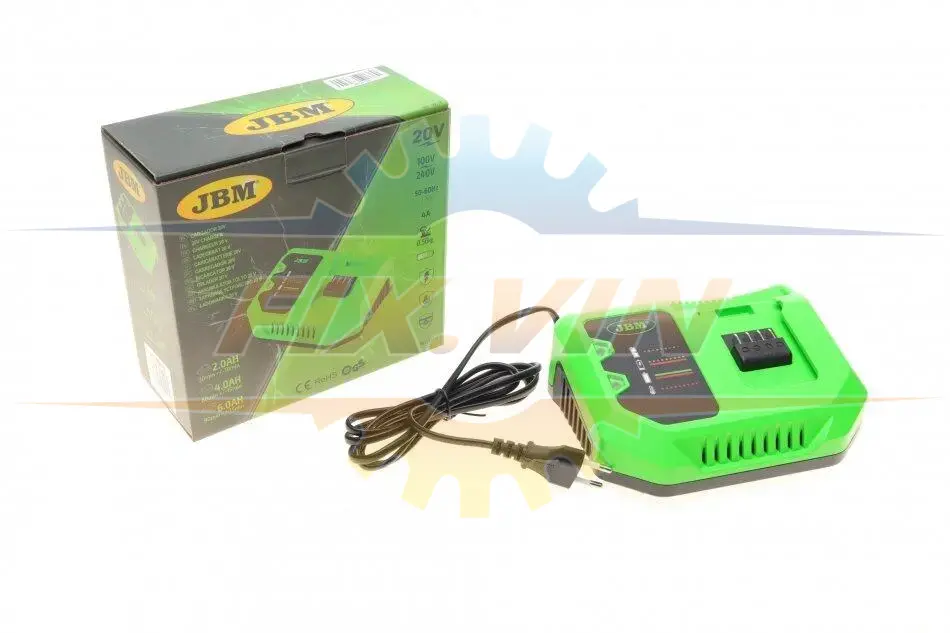 Зарядний пристрій для акумуляторів (20v-4A) JBM 60016 (фото 1)