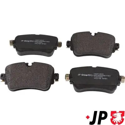 Гальмівні колодки зад. Audi A6/A7/A8/Q7/Q8/VW Touareg 18- JP GROUP 1163714010 (фото 1)