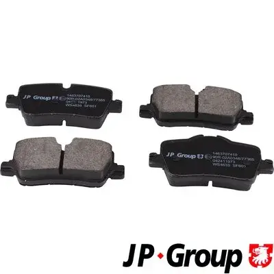 Гальмівні колодки задн. BMW 3 (G20)/4 (G22) 18- (TRW) JP GROUP 1463707410 (фото 1)