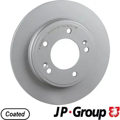 Гальмівний диск задн. ELANTRA VI/NIRO I (DE) 16-22 JP GROUP 3663201800 (фото 1)