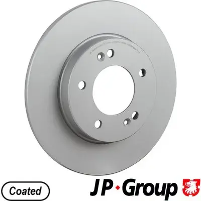 Гальмівний диск задн. HYUNDAI i30/CEED 16- JP GROUP 3663201900 (фото 1)