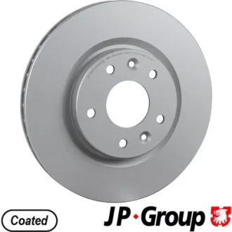 NISSAN гальмівний диск передній LEAF, QASHQAI II, X-TRAIL RENAULT KADJAR 1.2-Electric 11.10- JP GROUP 4063102400