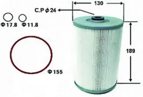 Фильтр масла JS ASAKASHI OE581J