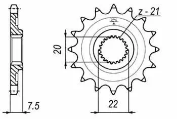 Передня зірка MOTO JT SPROCKETS 100-401-13