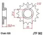 Передня зірка MOTO JT SPROCKETS 102-482-16 (фото 1)