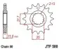 Передня зірка MOTO JT SPROCKETS 102-664-16 (фото 1)