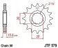 Передня зірка MOTO JT SPROCKETS 102-667-16 (фото 1)