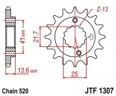 Передня зірка MOTO JT SPROCKETS 104-470-15
