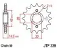 Передня зірка MOTO JT SPROCKETS 105-669-16 (фото 1)