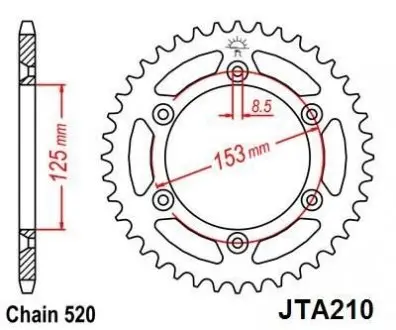 Зірка MOTO JT SPROCKETS 110-466-49