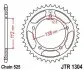 Зірка MOTO JT SPROCKETS 111-554-43 (фото 1)