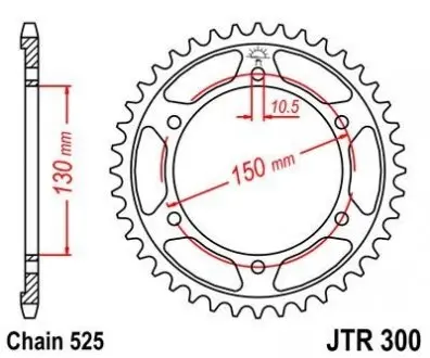 Зірка MOTO JT SPROCKETS 112-567-42