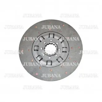 Диск сцепл. ведомый ДТ 75 (А-41, 14 шлиц.) (мягкий) (ТМ) JUBANA А52.21.000-70