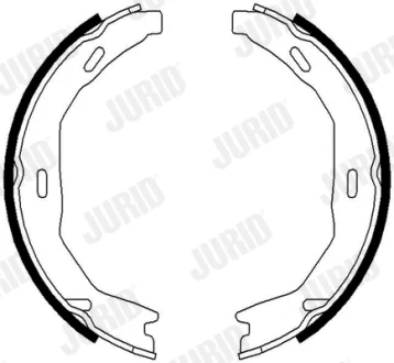 Комлект тормозных накладок Jurid/Bendix 362561J