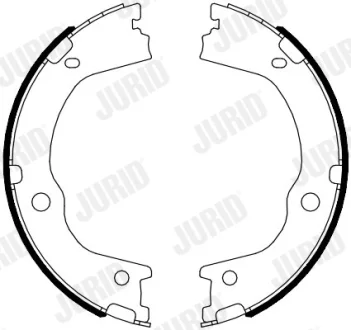 Комлект тормозных накладок Jurid/Bendix 362571J