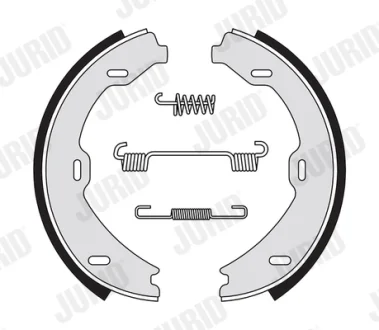 JURID колодки ручного гальма DB 221 Jurid/Bendix 362653J