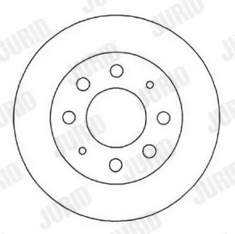 Тормозной диск Jurid/Bendix 561824JC