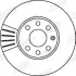 Гальмівний диск передній Opel Astra G / Chevrolet Astra, Corsa Jurid/Bendix 562069JC (фото 2)