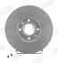Гальмівний диск передній Citroen Berlingo / DS / Opel Corsa / Peugeot 206, 207, 208, 307, 308, Partn Jurid/Bendix 562129JC (фото 1)