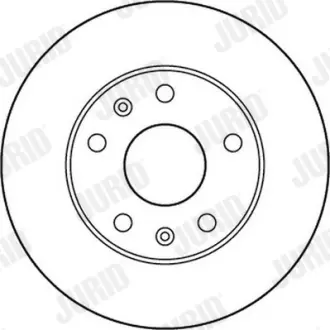 Гальмівний диск передній LandRover Freelander I (1998->) Jurid/Bendix 562153JC