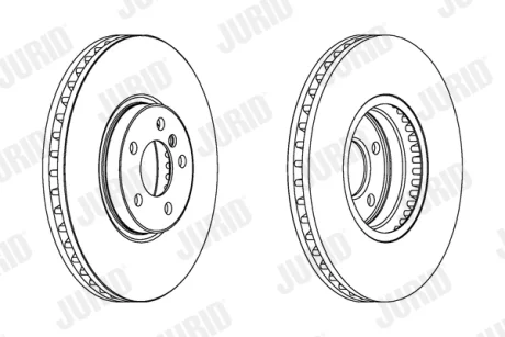 Тормозной диск Jurid/Bendix 562357JC1